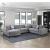 Raife U-Shaped Chenille 4-Piece Sectional