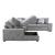Raife U-Shaped Chenille 4-Piece Sectional
