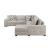Raife U-Shaped Chenille 4-Piece Sectional