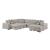 Raife U-Shaped Chenille 4-Piece Sectional