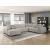 Raife U-Shaped Chenille 4-Piece Sectional with Left Chaise