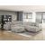 Raife U-Shaped Chenille 4-Piece Sectional