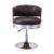 Brancaster 96268 Top Grain Leather Swivel Bar Chair