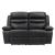Hancock Leather Power Double Reclining Living Room Set