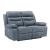 Hancock Leather Power Double Reclining Living Room Set
