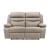 Hancock Leather Power Double Reclining Living Room Set