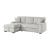 Marsh Corduroy 2‑Piece Sectional with Pull‑out Bed, Left Chaise and Hidden Storage