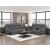 Oberon Microfiber Double Reclining Living Room Set