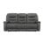 Oberon Microfiber Double Reclining Living Room Set