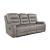 Oberon Microfiber Double Reclining Living Room Set