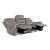 Oberon Microfiber Double Reclining Living Room Set