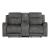 Muncie Microfiber Double Reclining Loveseat with Center Console