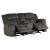 Laurelton Microfiber Double Glider Reclining Loveseat