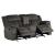 Laurelton Microfiber Double Glider Reclining Loveseat