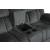 Laurelton Microfiber Double Glider Reclining Loveseat