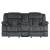 Laurelton Microfiber Double Glider Reclining Loveseat