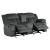 Laurelton Microfiber Double Glider Reclining Loveseat