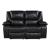 Ellicott Leather Double Reclining Living Room Set