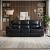 Ellicott Leather Double Reclining Living Room Set