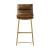 Alsey Top Grain Leather Bar Chair