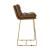 Alsey Top Grain Leather Bar Chair