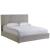 Decker Wall Fabric Platform Bed, King Size