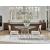Axel Glass/Stainless steel Round Dining Table