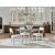 Axel Glass/Stainless steel Round Dining Table
