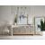 Porter Wood Glass Top Sideboard w/4 Doors