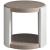 Round Pumice End Table