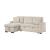 Rhett Corduroy 3‑Piece Reversible Sectional Sofa Chaise with Pull‑Out Bed & Hidden Storage