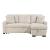 Rhett Corduroy 3‑Piece Reversible Sectional Sofa Chaise with Pull‑Out Bed & Hidden Storage