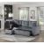 Rhett Corduroy 3‑Piece Reversible Sectional Sofa Chaise with Pull‑Out Bed & Hidden Storage