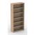 Uni Melamine Office Bookcase w/6 Shelves