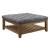 Aizen Fabric/Wood Ottoman