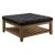 Aizen Fabric/Wood Ottoman