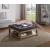 Aizen Fabric/Wood Ottoman
