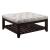 Aizen Fabric/Wood Ottoman