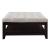 Aizen Fabric/Wood Ottoman