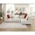 Franz L-Shaped Chenille 5‑Piece Modular Sectional