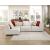 Franz U-Shaped Chenille 6‑Piece Modular Sectional