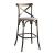 Zaire Wood/Metal Bar Chair