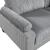 Robstown L-Shaped Corduroy 5‑Piece Modular Sectional