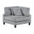 Robstown U-Shaped Corduroy 6‑Piece Modular Sectional with Ottomans