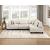 Robstown U-Shaped Microfiber 6‑Piece Modular Sectional with Ottomans