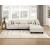 Robstown U-Shaped Microfiber 6‑Piece Modular Sectional with Ottomans