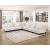 Robstown L-Shaped Microfiber 4‑Piece Modular Sectional