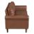 Hector Faux Leather Loveseat