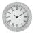 Lantana 97043 Mirrored/Faux Crystals Wall Clock