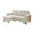 Robinson Boucle Sectional Sofa with Reversible Chaise, Pull‑out Bed, Shelves & Charging Ports